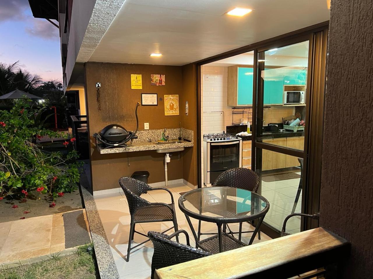 Luxuoso Flat 3 Quartos, Terreo, No Cupe Beach Living - Beira Mar De Pôrto das Galinhas Dış mekan fotoğraf