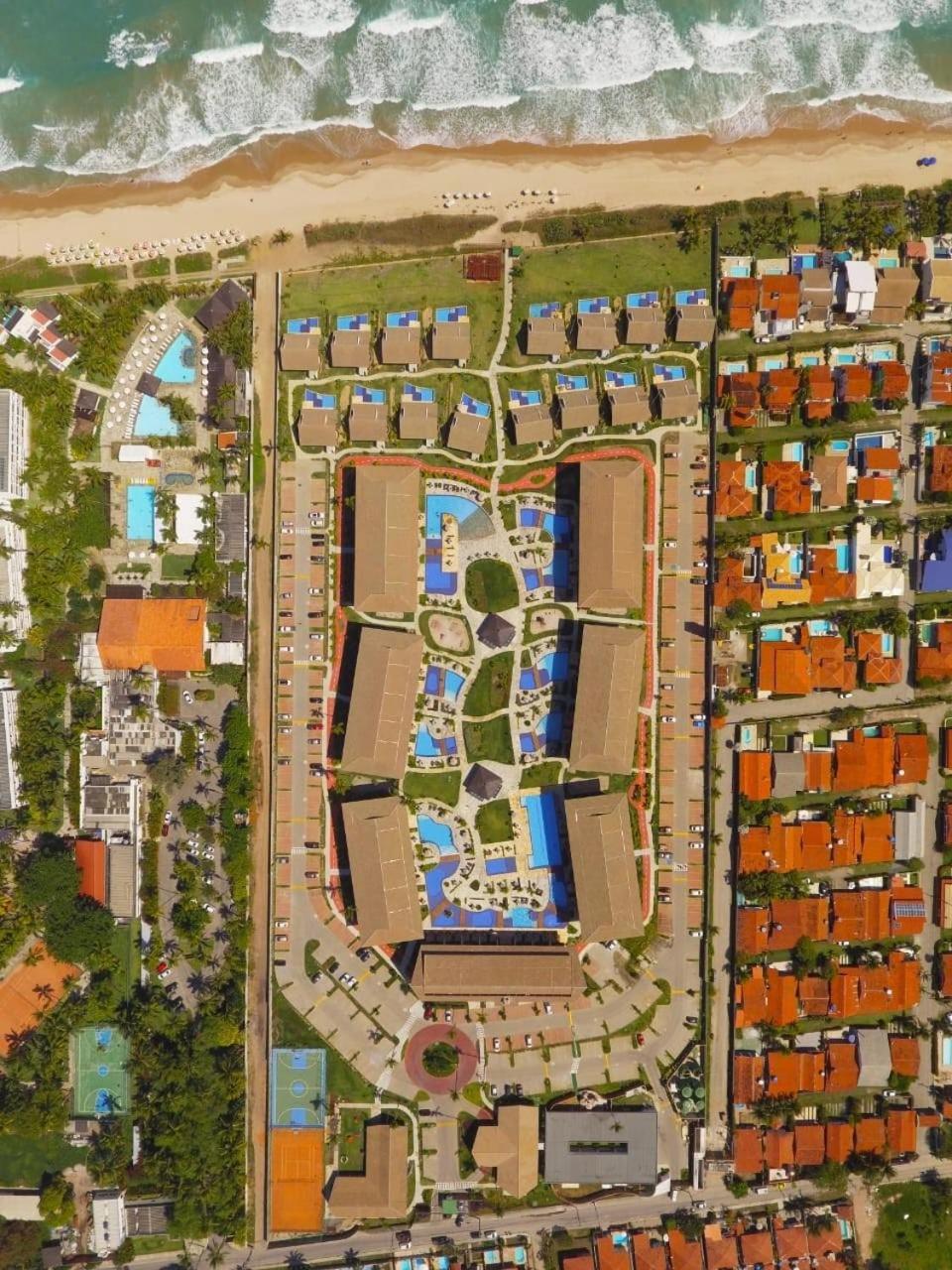 Luxuoso Flat 3 Quartos, Terreo, No Cupe Beach Living - Beira Mar De Pôrto das Galinhas Dış mekan fotoğraf