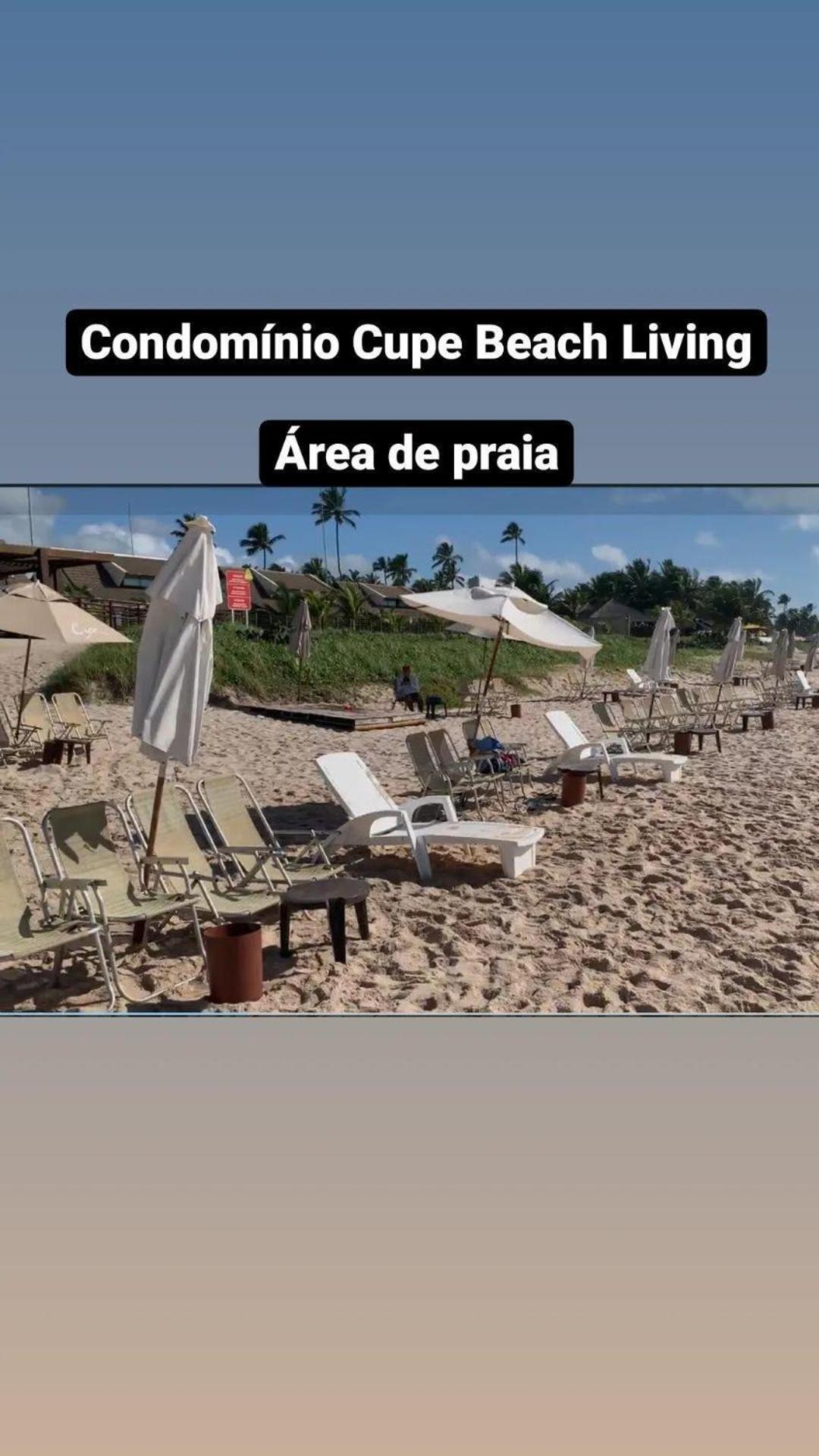 Luxuoso Flat 3 Quartos, Terreo, No Cupe Beach Living - Beira Mar De Pôrto das Galinhas Dış mekan fotoğraf