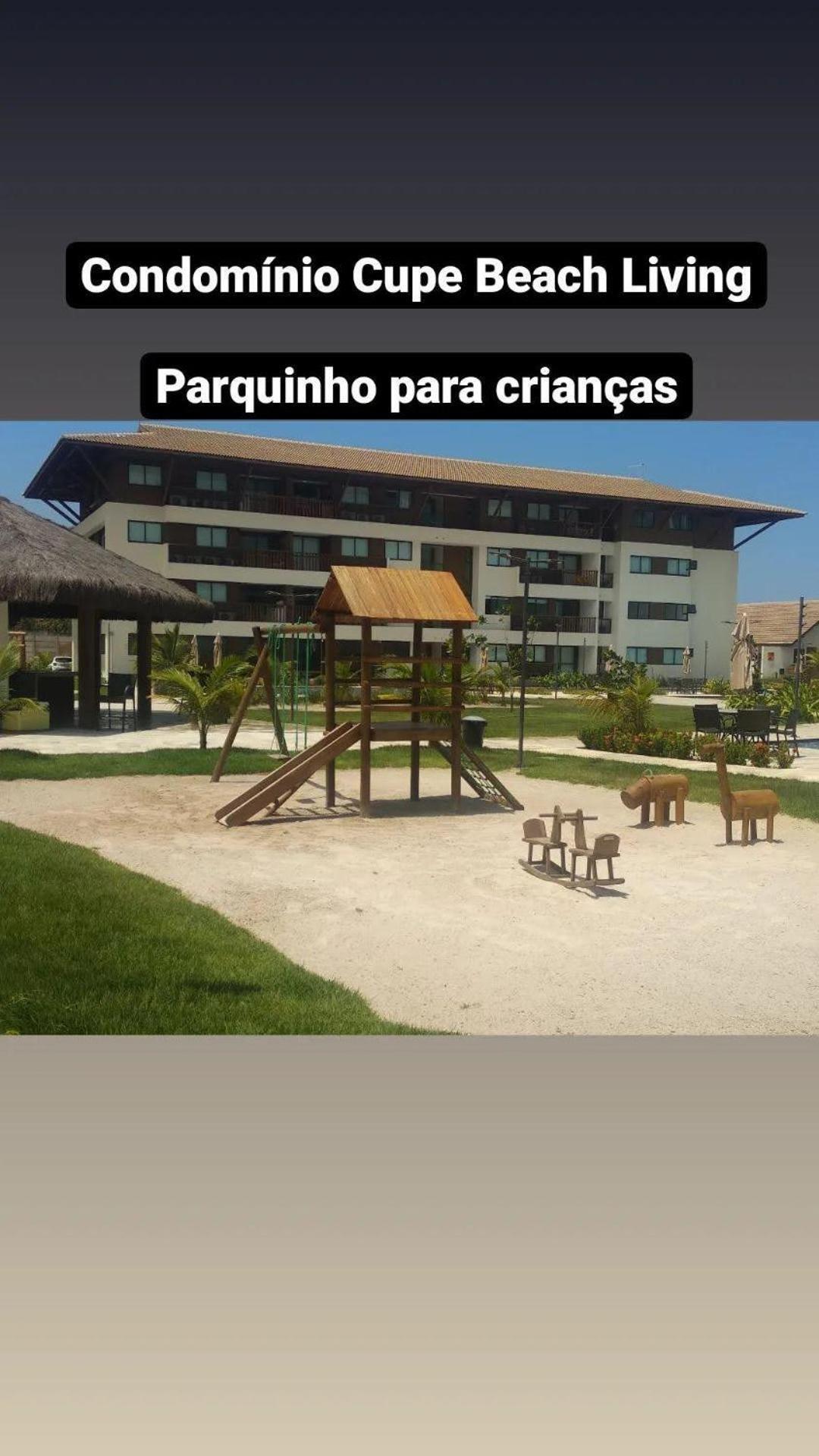 Luxuoso Flat 3 Quartos, Terreo, No Cupe Beach Living - Beira Mar De Pôrto das Galinhas Dış mekan fotoğraf
