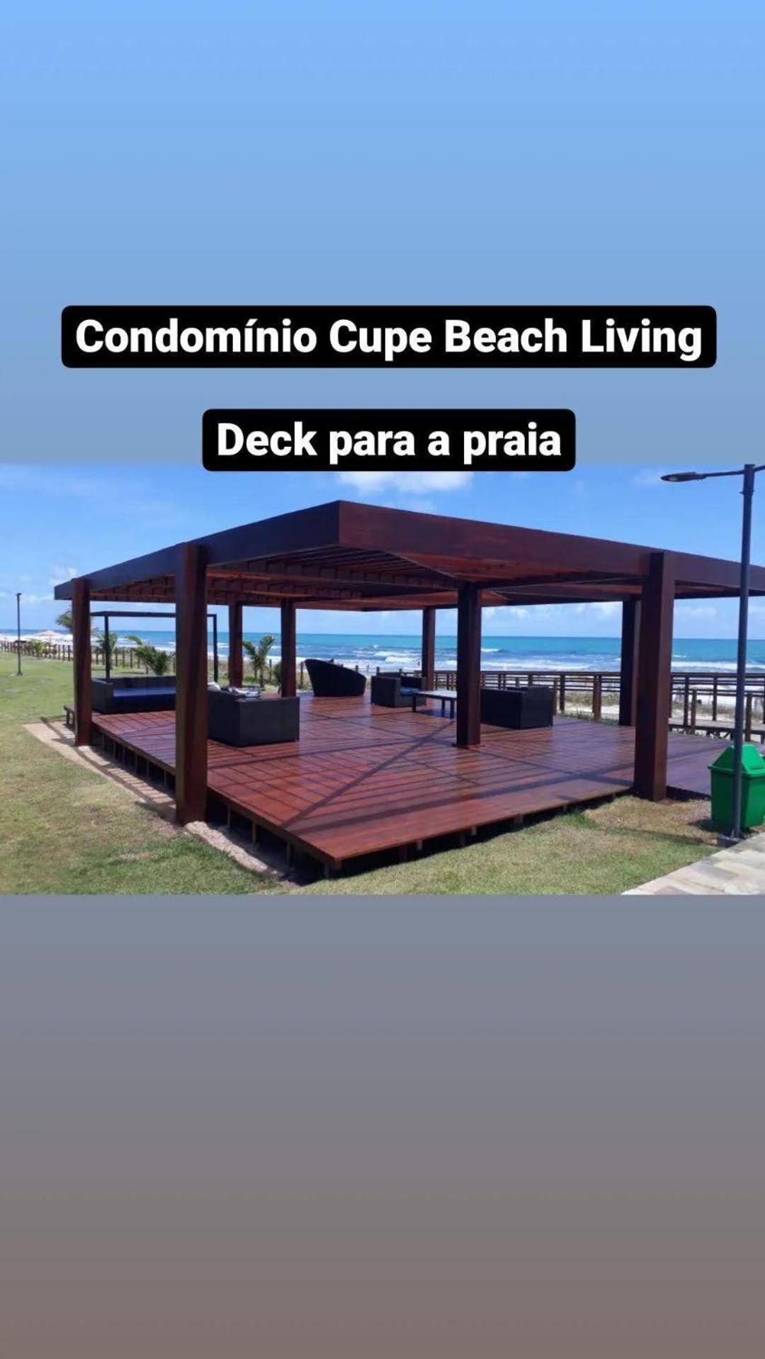 Luxuoso Flat 3 Quartos, Terreo, No Cupe Beach Living - Beira Mar De Pôrto das Galinhas Dış mekan fotoğraf