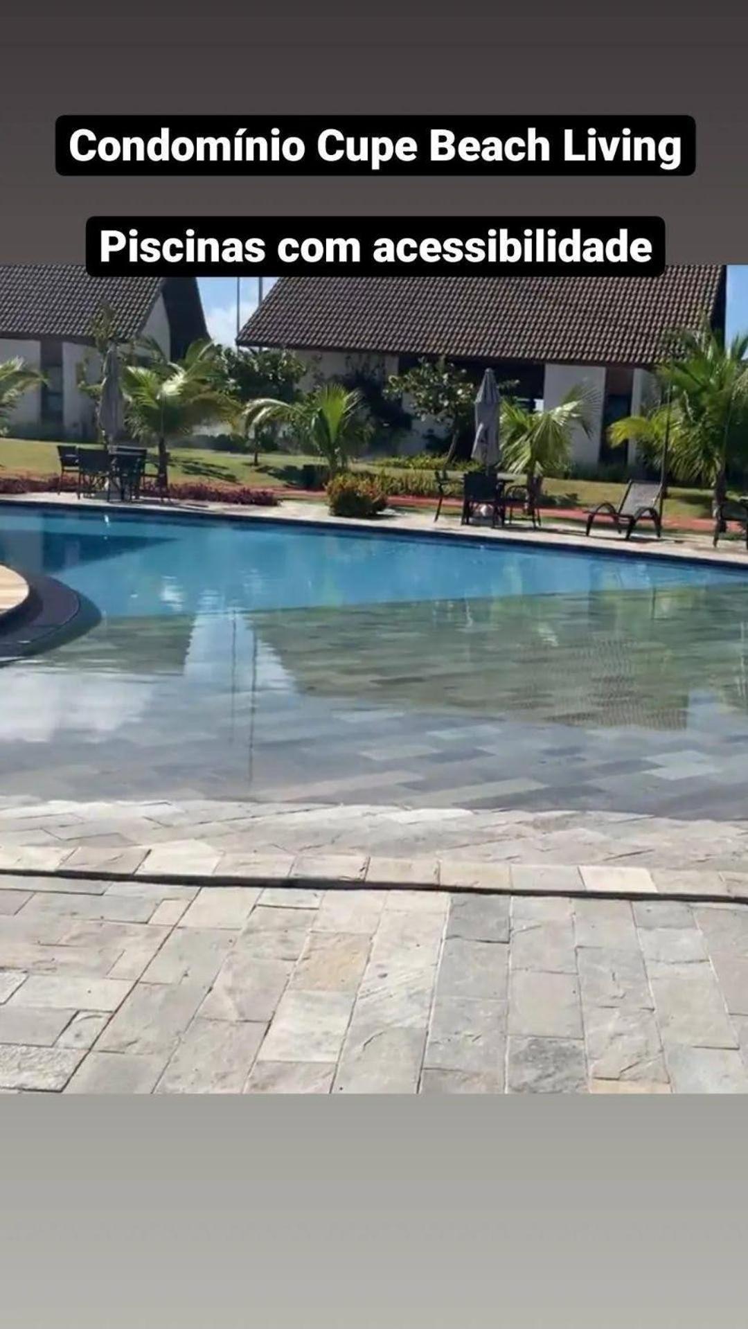Luxuoso Flat 3 Quartos, Terreo, No Cupe Beach Living - Beira Mar De Pôrto das Galinhas Dış mekan fotoğraf