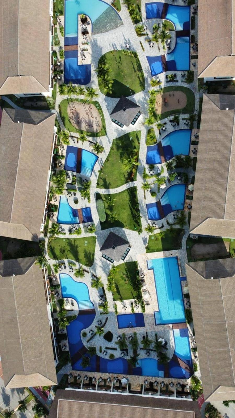 Luxuoso Flat 3 Quartos, Terreo, No Cupe Beach Living - Beira Mar De Pôrto das Galinhas Dış mekan fotoğraf